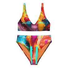 Load image into Gallery viewer, DCYG 24 STEAMY Multicolor high-waisted bikini