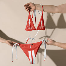 Load image into Gallery viewer, DCYG 24 STEAM Red & White string bikini