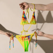 Load image into Gallery viewer, DCYG STEAMY 24 Multi Color Drip string bikini