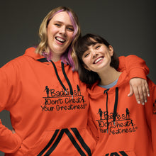 Load image into Gallery viewer, DCYG 815 Edition Baddies Black Logo & Orange Hoodie