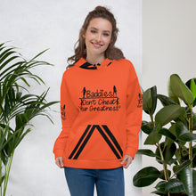 Load image into Gallery viewer, DCYG 815 Edition Baddies Black Logo & Orange Hoodie