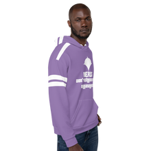 Load image into Gallery viewer, DCYG NERDS White logo & Purple Unisex Hoodie
