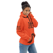 Load image into Gallery viewer, DCYG 815 Edition Baddies Black Logo & Orange Hoodie