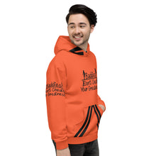 Load image into Gallery viewer, DCYG 815 Edition Baddies Black Logo & Orange Hoodie