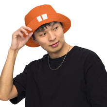 Load image into Gallery viewer, DCYG White Get Racks & Orange Reversible bucket hat