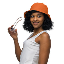 Load image into Gallery viewer, DCYG White Get Racks & Orange Reversible bucket hat