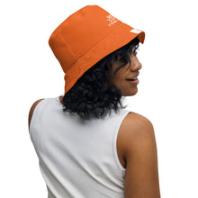 Load image into Gallery viewer, DCYG White Get Racks & Orange Reversible bucket hat