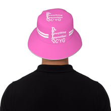 Load image into Gallery viewer, DCYG DEI 24 White & Pink Bucket Hat