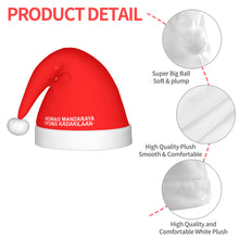 Load image into Gallery viewer, DCYG Filipino Adult Plush Christmas Hat