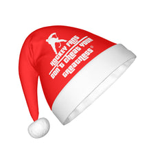 Load image into Gallery viewer, Hockey Fans Adult Plush Christmas Hat