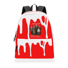 Load image into Gallery viewer, Ancestors+ Italian, Family, White Logo, Drip & Red Cotton Backpack