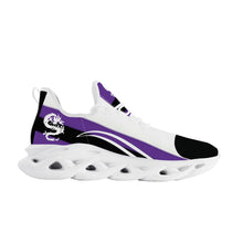 Load image into Gallery viewer, SWAN White Logo, Purple, Black & White Flex Control Sneaker - White