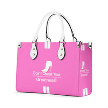 Load image into Gallery viewer, DCYG White Red Bottoms & Pink Multiple Sizes Upgraded Luxury Women PU Leather Handbag