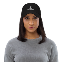 Load image into Gallery viewer, DCYG NERDS White Logo Dad hat