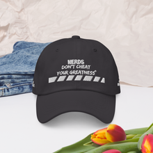 Load image into Gallery viewer, DCYG NERDS White Logo Dad hat
