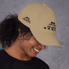 Load image into Gallery viewer, DCYG NERDS Black Logo Dad hat