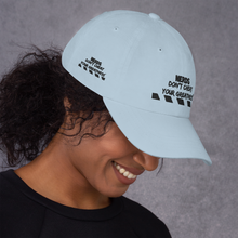 Load image into Gallery viewer, DCYG NERDS Black Logo Dad hat