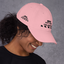 Load image into Gallery viewer, DCYG NERDS Black Logo Dad hat