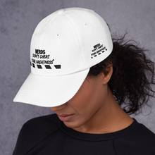 Load image into Gallery viewer, DCYG NERDS Black Logo Dad hat