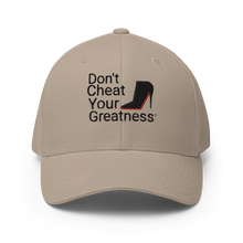 Load image into Gallery viewer, DCYG Black Red Bottoms Structured Twill Cap