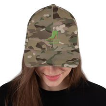 Load image into Gallery viewer, DCYG Green Red Bottoms Structured Twill Cap
