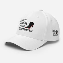 Load image into Gallery viewer, DCYG Black Red Bottoms Structured Twill Cap