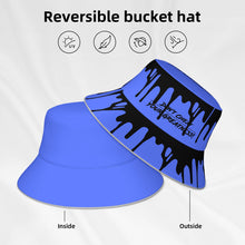 Load image into Gallery viewer, DVYG 24 DRIP X Black & Blue Bucket Hat