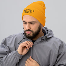Load image into Gallery viewer, DCYG Black People Cuffed Beanie