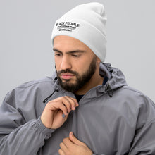 Load image into Gallery viewer, DCYG Black People Cuffed Beanie