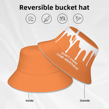 Load image into Gallery viewer, DCYG 24 DRIP White & Orange Bucket Hat