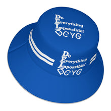 Load image into Gallery viewer, DCYG DEI 24 White & Blue Bucket Hat