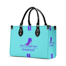 Load image into Gallery viewer, DCYG Purple Red Bottoms & Light Blue Multiple Sizes Upgraded Luxury Women PU Leather Handbag