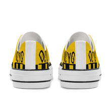 Load image into Gallery viewer, DCYG Xclusive Unisex Classic Low Top Canvas Shoes - White