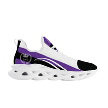 Load image into Gallery viewer, Royal 38 DDZ White Logo & Purple, Black White Control Sneaker - White