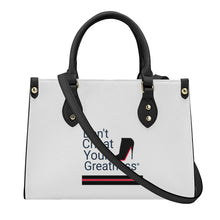 Load image into Gallery viewer, DCYG Black Red Bottoms,White Luxury Women PU Tote Bag - Black