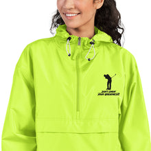 Load image into Gallery viewer, DCYG Male Golfers Embroidered Black Logo Champion Packable Jacket