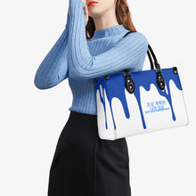 Load image into Gallery viewer, Ancestors Korean,Blue Logo &;Multiple Sizes Upgraded Luxury Women PU Leather Handbag