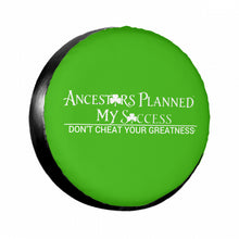 Load image into Gallery viewer, Ancestors Irish White Logo & Black Tire cover