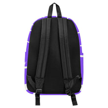 Load image into Gallery viewer, DCYG DRIP NX White & Purple Cotton Backpack