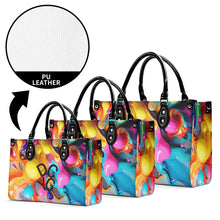 Load image into Gallery viewer, DCYG Black Logo & Multi-Color Balloons Multiple Sizes Upgraded Luxury Women PU Leather Handbag