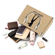 Load image into Gallery viewer, DCYG Xclusive Luxury Women PU Tote Bag - White