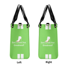Load image into Gallery viewer, DCYG White Red Bottoms & Light Green Multiple Sizes Upgraded Luxury Women PU Leather Handbag