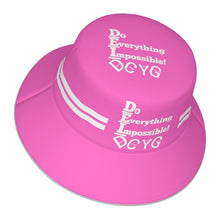 Load image into Gallery viewer, DCYG DEI 24 White & Pink Bucket Hat