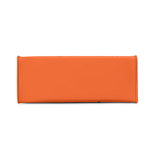 Load image into Gallery viewer, DRIP Black logo & Orange Multiple Sizes Upgraded Luxury Women PU Leather Handbag