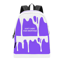 Load image into Gallery viewer, DCYG DRIP NX White & Purple Cotton Backpack