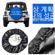 Load image into Gallery viewer, Ancestors Korean White Logo & Black Tire cover