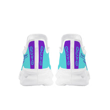 Load image into Gallery viewer, DCYG Purple & Turquois 2nd Edition B Flex Control Sneaker - White