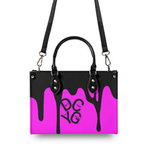 Load image into Gallery viewer, DRIP LO Black Logo & Pink Multiple Sizes Upgraded Luxury Women PU Leather Handbag