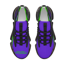 Load image into Gallery viewer, DCYG Purple & Green Air Max React Sneakers - Black