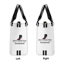 Load image into Gallery viewer, DCYG Black Red Bottoms & White Multiple Sizes Upgraded Luxury Women PU Leather Handbag